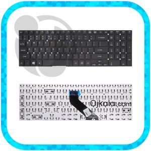 کیبورد لپ تاپ ایسر Aspire E1-570 مشکی اینترکوچک بدون فریم و بکلایت