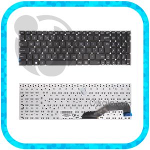 کیبورد لپ تاپ ایسوس Vivobook X540 مشکی اینتر بزرگ بدون فریم و بکلایت با کلید پاور