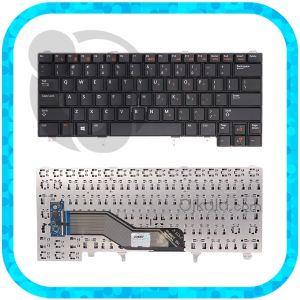 کیبورد لپ تاپ دل Latitude E5420 مشکی اینتر کوچک با فریم بدون بکلایت-نو