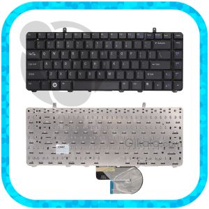 کیبورد لپ تاپ دل Vstro A840 مشکی اینتر کوچک با فریم بدون بکلایت