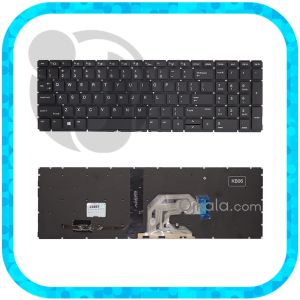 کیبورد لپ تاپ اچ پی Probook 450-G6 مشکی اینتر کوچیک بدون فریم و با بکلایت - نو 
