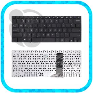کیبورد لپ تاپ ایسوس S300 مشکی اینترکوچک بدون فریم و بکلایت