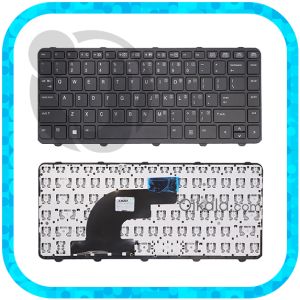 کیبورد لپ تاپ اچ پی ProBook 640 G1 مشکی اینتر کوچک با فریم - نو 