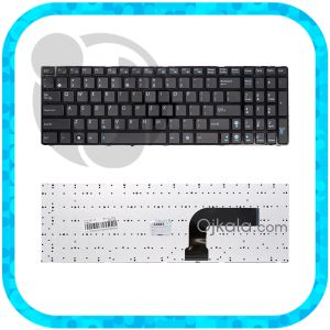کیبورد لپ تاپ ایسوس K52 مشکی اینتر کوچک با فریم و بدون بکلایت - نو