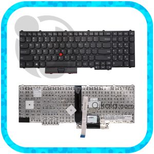 کیبورد لپ تاپ لنوو ThinkPad P50 مشکی با فریم و بکلایت و موس - نو