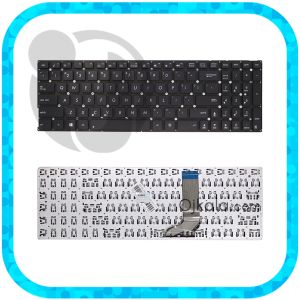 کیبورد لپ تاپ ایسوس VivoBook K556 / X556 مشکی اینترکوچک بدون فریم و بکلایت