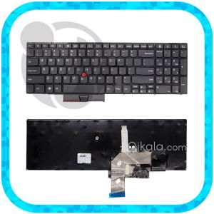 کیبورد لپ تاپ لنوو ThinkPad E520 مشکی با فریم و  موس و بدون بکلایت  - نو