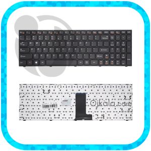 کیبورد لپتاپ لنوو B5400 مشکی  اینتر کوچیک با فریم و بدون بکلایت - نو