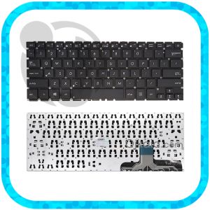 کیبورد لپ تاپ ایسوس ZenBook UX301 مشکی اینتر کوچک بدون بکلایت - نو