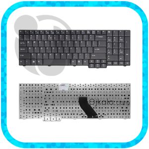 کیبورد لپ تاپ ایسر  Aspire 5735 مشکی اینتر کوچیک با فریم و بدون بکلایت - نو 
