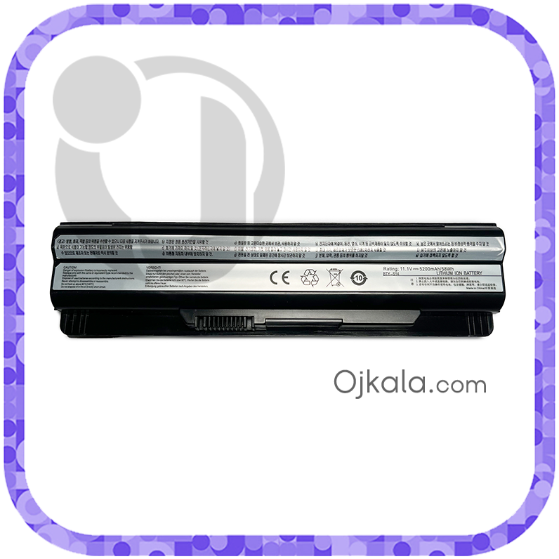 باتری لپ تاپ ام اس آی BTY- S14 / GE60 / CX70 / CX61 اورجینال نو 