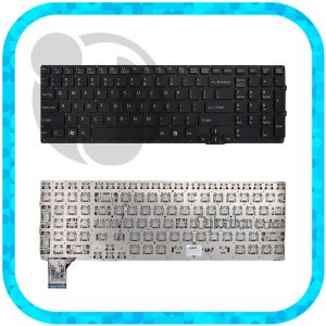  کیبورد لپ تاپ سونی VPC-SE مشکی اینترکوچک بدون فریم و بکلایت