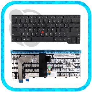 کیبورد لپتاپ لنوو Thinkpad T460P / T460S /T470P مشکی اینتر کوچک بدون فریم با موس و بکلایت