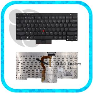 کیبورد لپ تاپ لنوو ThinkPad T430 / T530 مشکی اینتر کوچک با فریم و موس و بکلایت