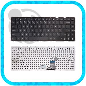 کیبورد لپ تاپ ایسوس K401 مشکی اینتر کوچک بدون فریم و بکلایت