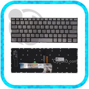 قیمت خرید کیبورد لپ تاپ لنوو IdeaPad 530s طوسی اینتر کوچک بدون فریم با بکلایت - نو