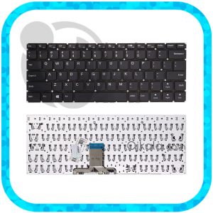 کیبورد لپ تاپ لنوو IdeaPad 510-14 مشکی اینتر کوچک بدون فریم - نو