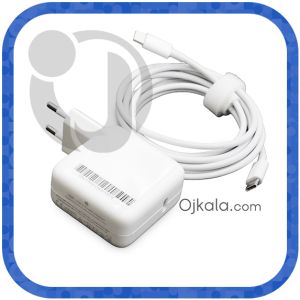 آداپتور لپ تاپ اپل 20V 1.5A 30W TYPE-C با کابل نو