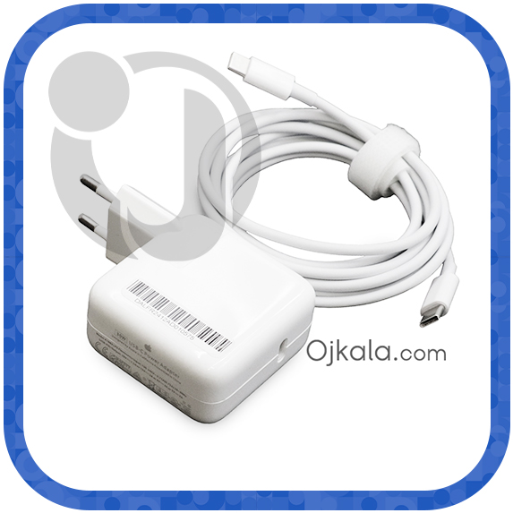 آداپتور لپ تاپ اپل 20V 1.5A 30W TYPE-C با کابل نو