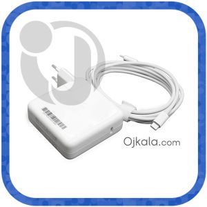 آداپتور لپ تاپ اپل 20.5V 4.5A 96W TYPE-C با کابل نو