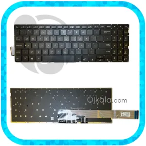 کیبورد لپ تاپ ایسوس VivoBook 15 K571 / X571 / F571 مشکی اینتر کوچک بدون بکلایت - نو