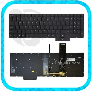 کیبورد لپ تاپ لنوو Legion 5 مشکی اینتر کوچیک با بکلایت و بدون فریم - نو