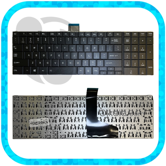کیبورد لپ تاپ توشیبا Satellite C850 / C855 مشکی - نو 