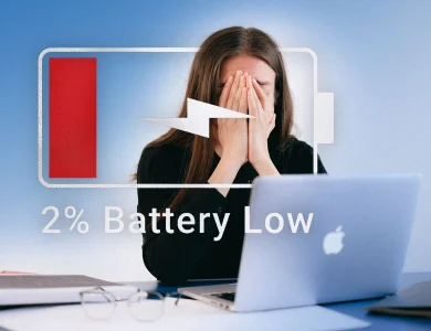 خالی شدن باتری لپتاپ