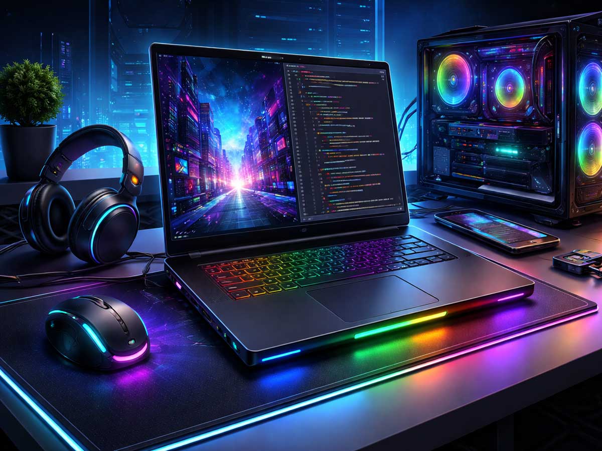 راهنمای خرید لپ تاپ کاستوم شده برای گیمرها و برنامه‌نویسان