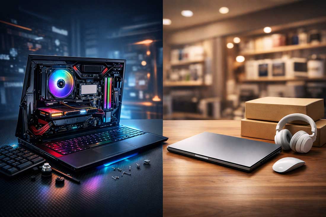 لپ تاپ‌های کاستوم شده 